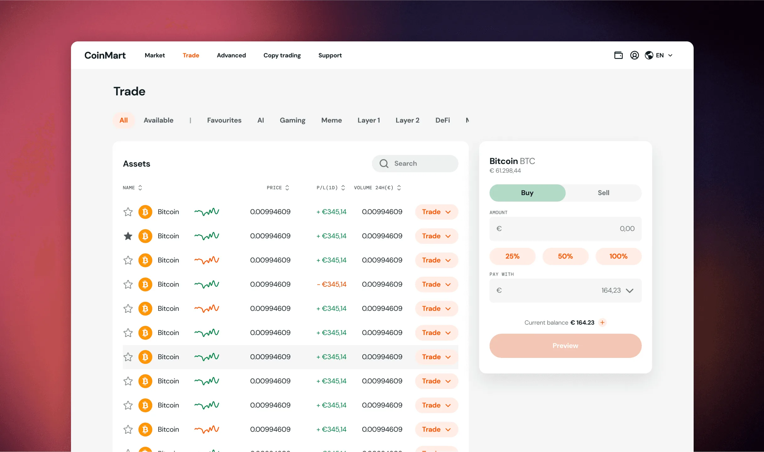 CoinMart – screen 7
