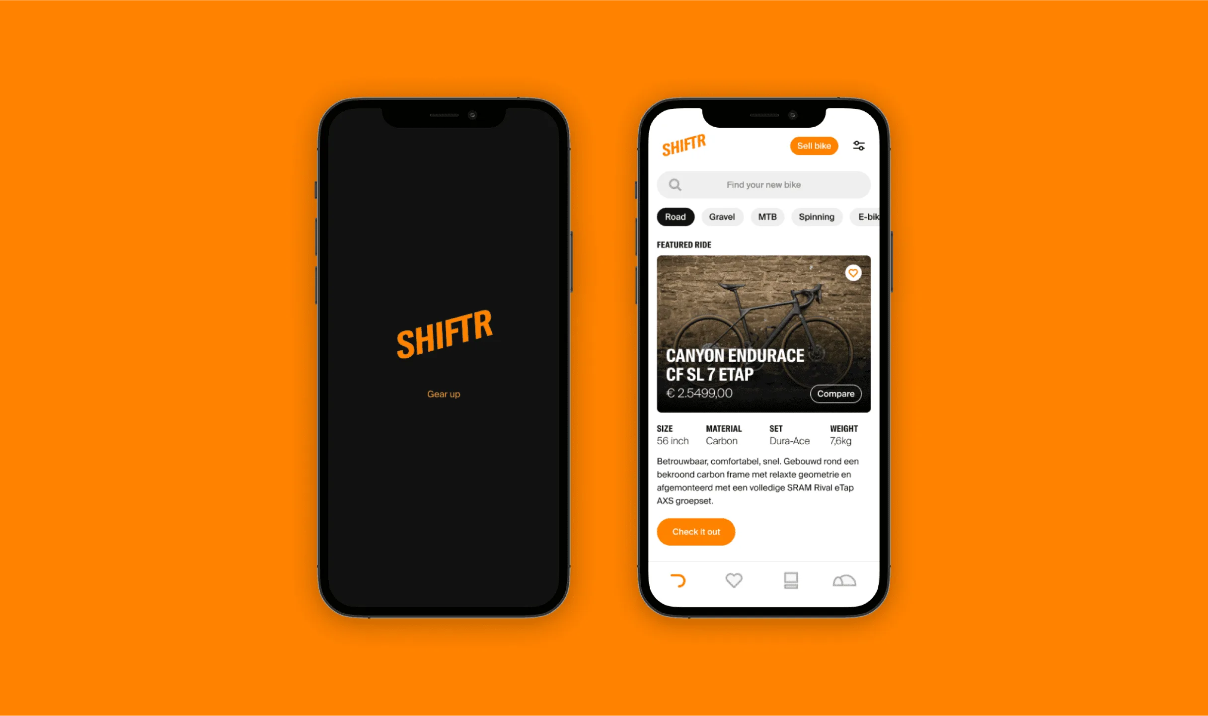 SHIFTR – screen 2
